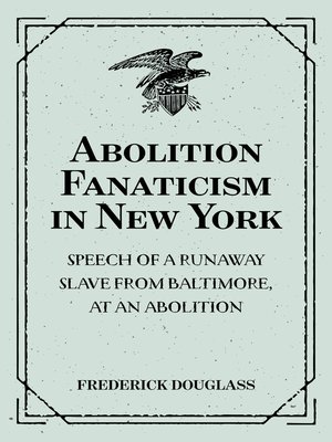 cover image of Abolition Fanaticism in New York
